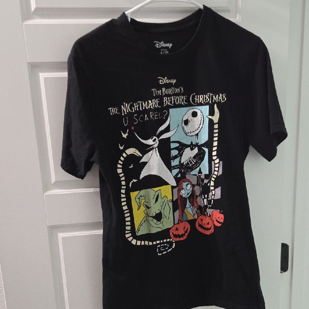Disney Black and White Nightmare Before Christmas Tee